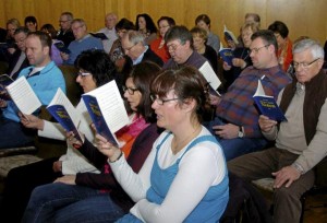 Weiterbildung für Chorsänger: Musik nach Noten.